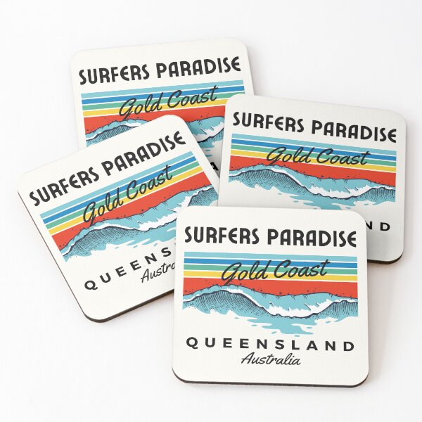 Item preview, Vintage Beach Surfers Paradise Gold Coast designed and sold by TamGustam.