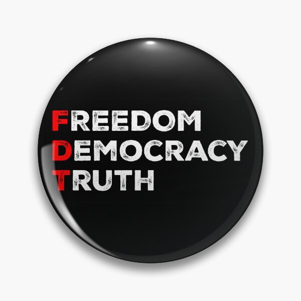 Item preview, Freedom Democracy Truth - Anti Fascist FDT designed and sold by PixVib.