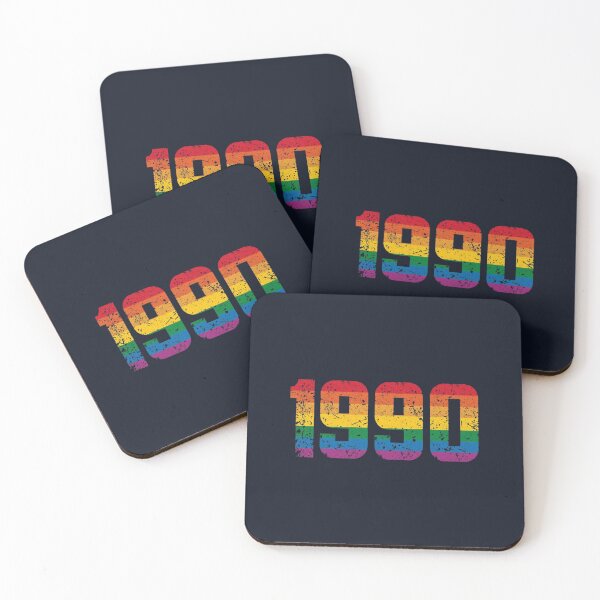 Item preview, Vintage 1990 Retro Rainbow Pride Birthday Design designed and sold by EchoPrint Co..