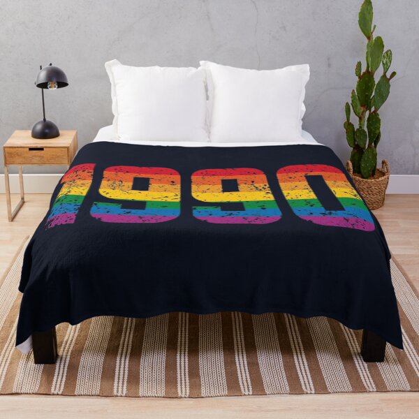 Item preview, Vintage 1990 Retro Rainbow Pride Birthday Design designed and sold by EchoPrint Co..
