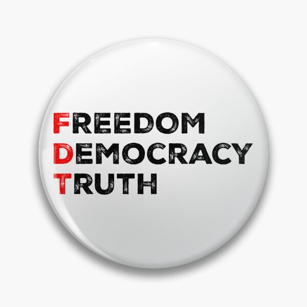 Item preview, Freedom Democracy Truth - Anti Fascist designed and sold by PixVib.