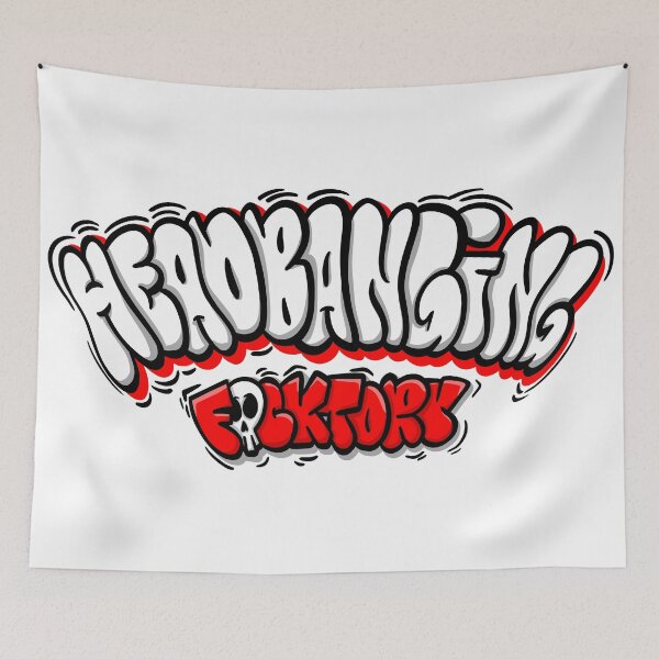 Item preview, Headbanging fucktory graffiti bubble designed and sold by manuvila.