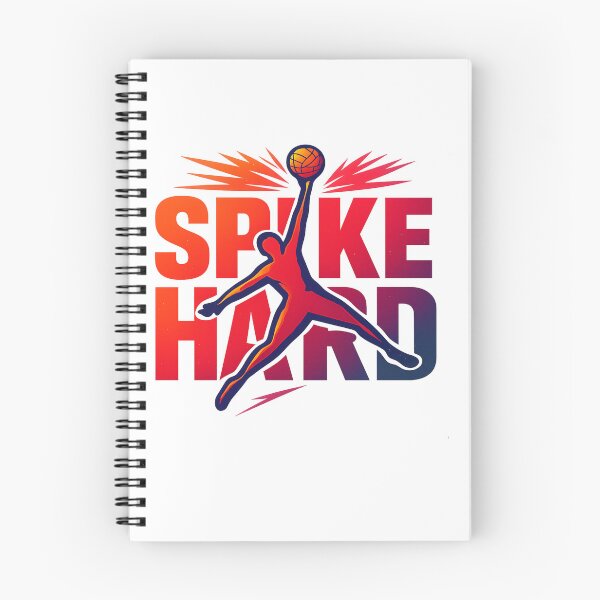 Item preview, Spike Hard Volleyball T-Shirt designed and sold by RMTrendy.