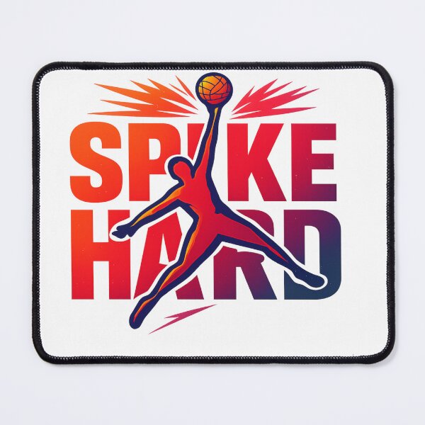 Item preview, Spike Hard Volleyball T-Shirt designed and sold by RMTrendy.
