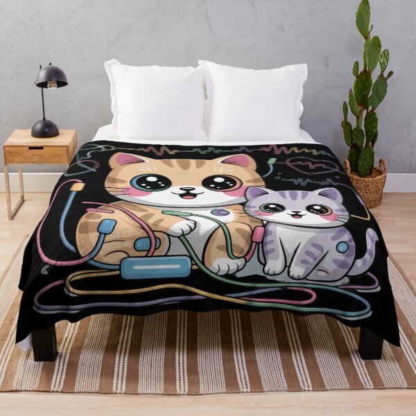 Item preview, Electrophysiology kawaii cat and kawaii art designed and sold by DamioPolArt.