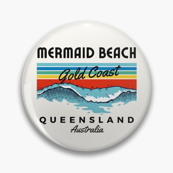 Item preview, Vintage Beach Mermaid Beach Gold Coast designed and sold by TamGustam.