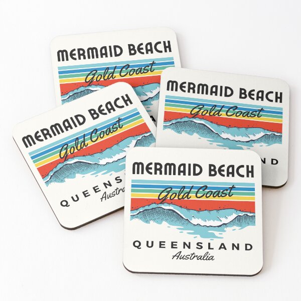 Item preview, Vintage Beach Mermaid Beach Gold Coast designed and sold by TamGustam.