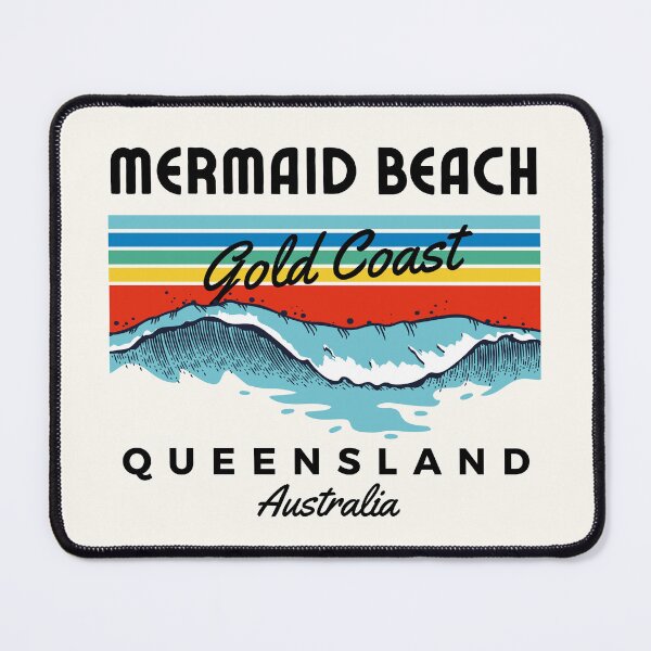Item preview, Vintage Beach Mermaid Beach Gold Coast designed and sold by TamGustam.