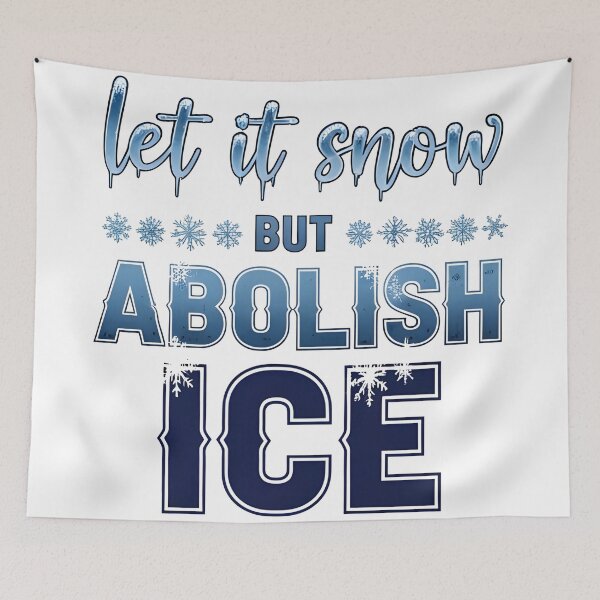 Item preview, ice out let it snow but abolish ice  designed and sold by Uglyandcute.