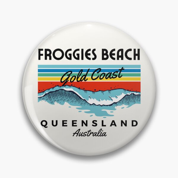 Item preview, Vintage Beach Froggies Beach Gold Coast designed and sold by TamGustam.