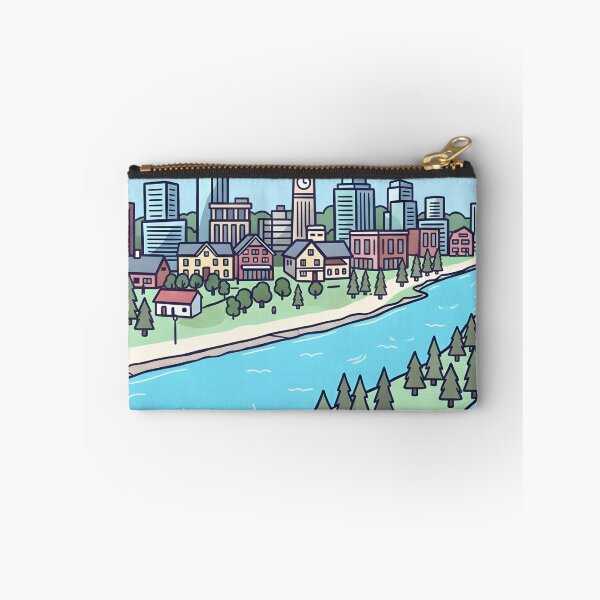 Item preview, Barrie Ontario Canada Cute Colorful Skyline Landscape  designed and sold by HowToCanadian.