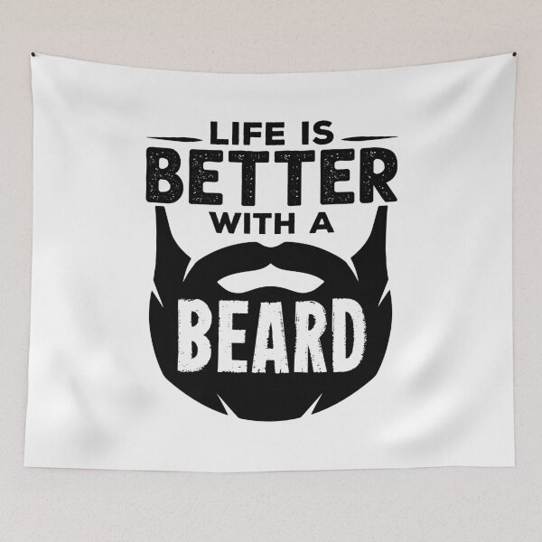 Item preview, Life is Better with a beard designed and sold by jaygo.