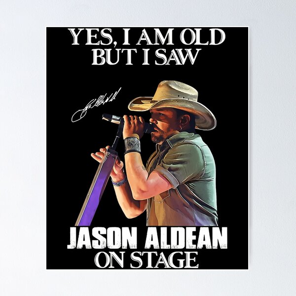 Item preview, Funny Gift For Jason Aldean Rock Roll Tour Photograp Classic  designed and sold by YamilBramon.