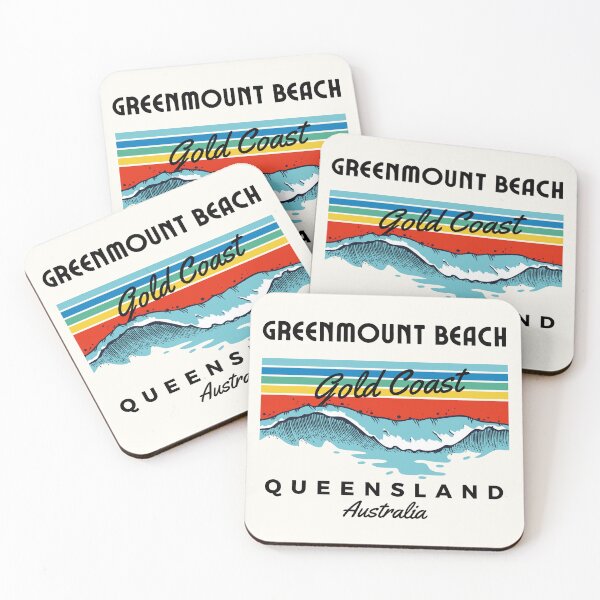 Item preview, Vintage Beach Greenmount Beach Gold Coast designed and sold by TamGustam.