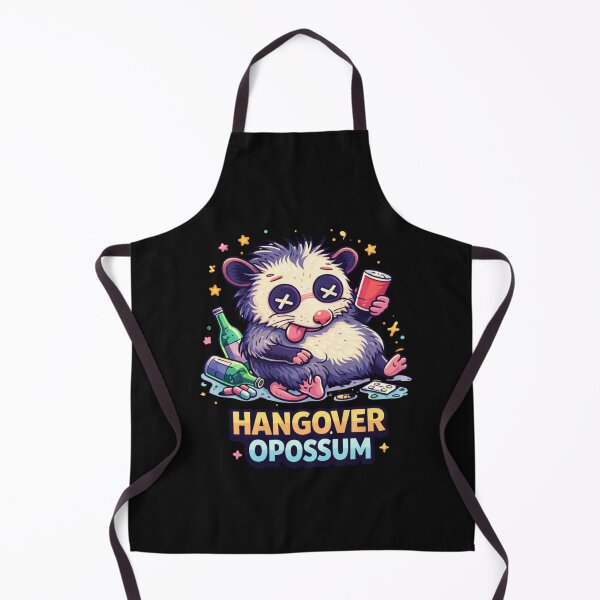 Item preview, Hangover Opossum – Funny Cute Cartoon Animal Design. designed and sold by Mosogoloso.