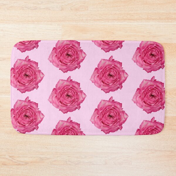 Item preview, pink rose flower sticker designed and sold by inainart.