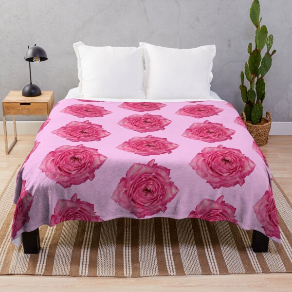 Item preview, pink rose flower sticker designed and sold by inainart.