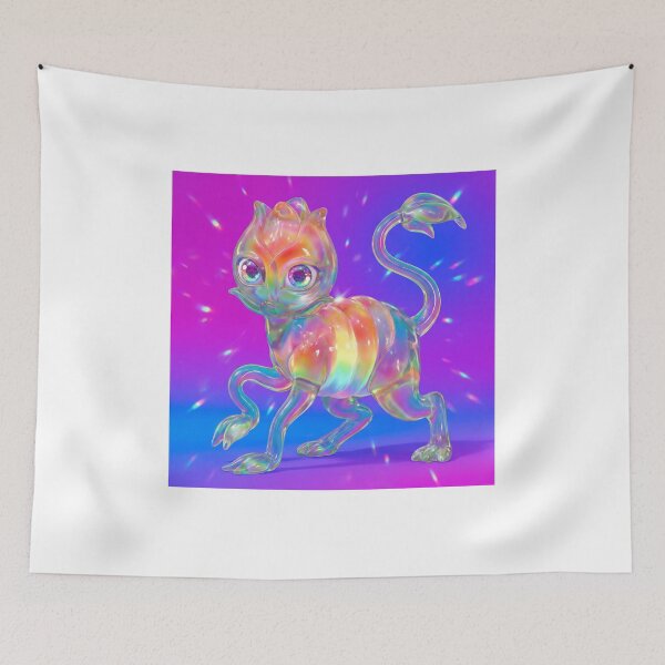 Item preview, Radiant Petal Creature with Cosmic Eyes designed and sold by maboroshilab.