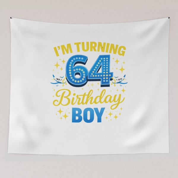 Item preview, Funny Pilot 64th Birthday Aviation Flying Airplane Design designed and sold by Pawsome Quotes.