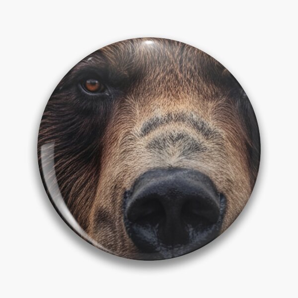 Item preview, Don't Poke The Bear - Majestic Grizzly King - Wild Spirit Art designed and sold by NaturalBeautySebastian .