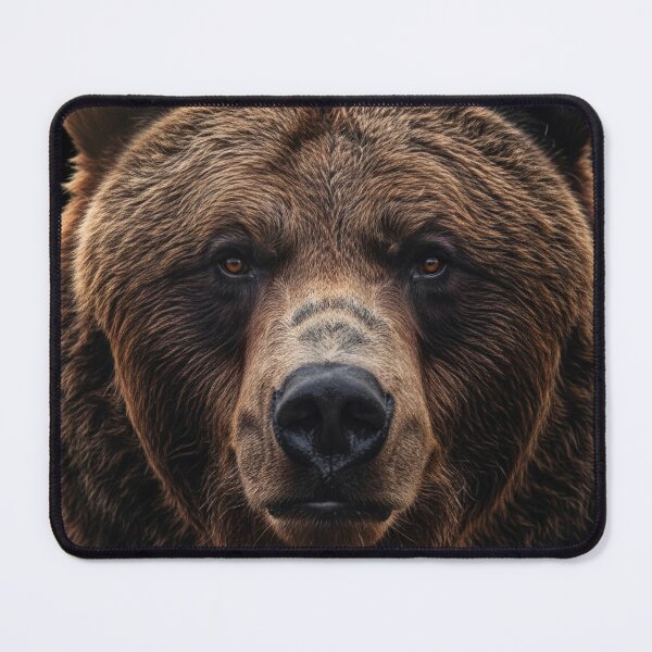 Item preview, Don't Poke The Bear - Majestic Grizzly King - Wild Spirit Art designed and sold by NaturalBeautySebastian .