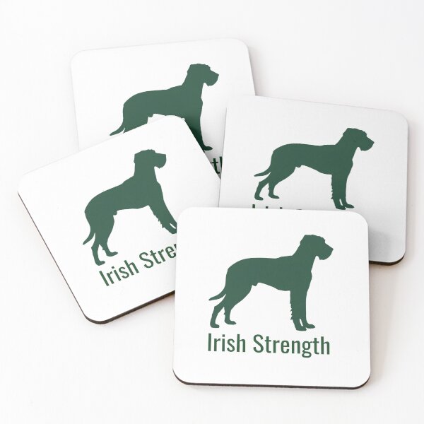 Item preview, Irish Strength – Irish Wolfhound Silhouette Design designed and sold by AnburDesigns.