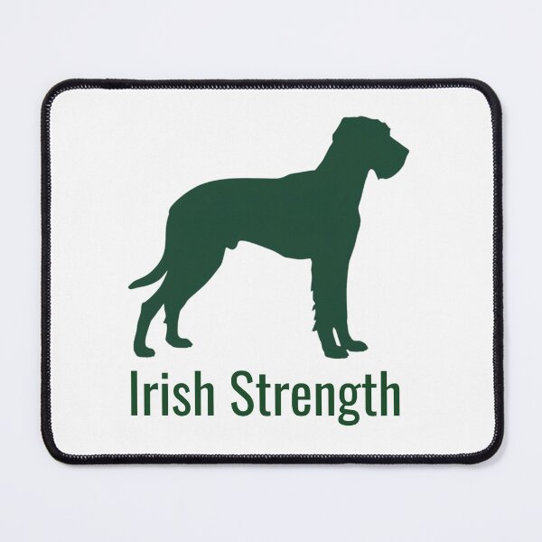 Item preview, Irish Strength – Irish Wolfhound Silhouette Design designed and sold by AnburDesigns.