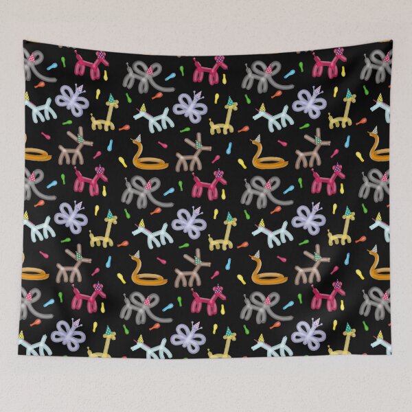 Item preview, Balloon Animals Kids Birthday Party Theme designed and sold by idovedesign.