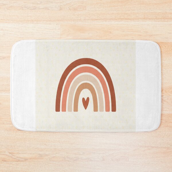 Item preview, Boho Rainbow Nursery Wall Art with Heart Print designed and sold by shopcanva.
