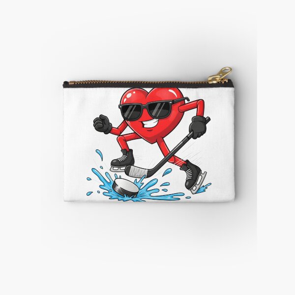 Item preview, Funny Valentine Ice Hockey Player Red Hearts February 14 designed and sold by OlakunleOloroz.