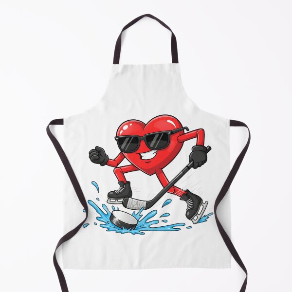 Item preview, Funny Valentine Ice Hockey Player Red Hearts February 14 designed and sold by OlakunleOloroz.