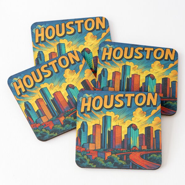 Item preview, Houston, city | Comics stylCartoone -  designed and sold by ComicsFactory.