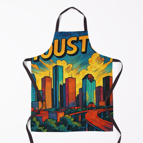 Item preview, Houston, city | Comics stylCartoone - designed and sold by ComicsFactory.