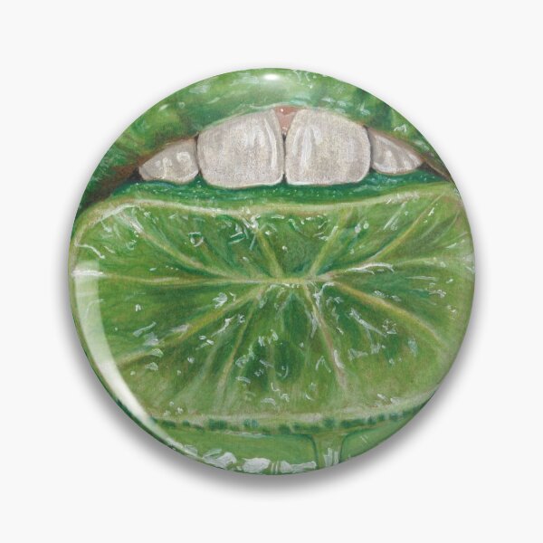 Item preview, Juicy Lime Glossy Lips Art designed and sold by thecraftywitchs.
