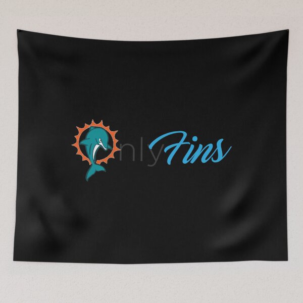 Item preview, Miami Only Fins Dolphins Parody Logo designed and sold by YamilBramon.