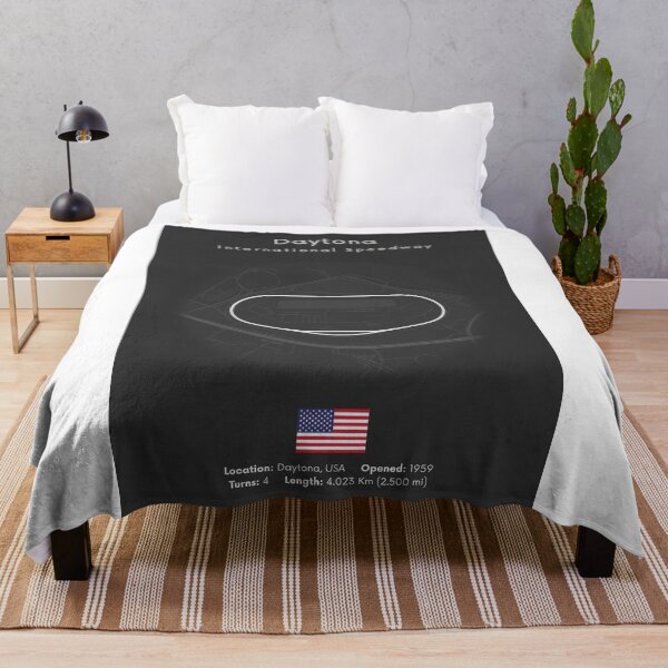 Item preview, Daytona Oval Race Track Map Poster Minimalist Wall Art designed and sold by shopcanva.