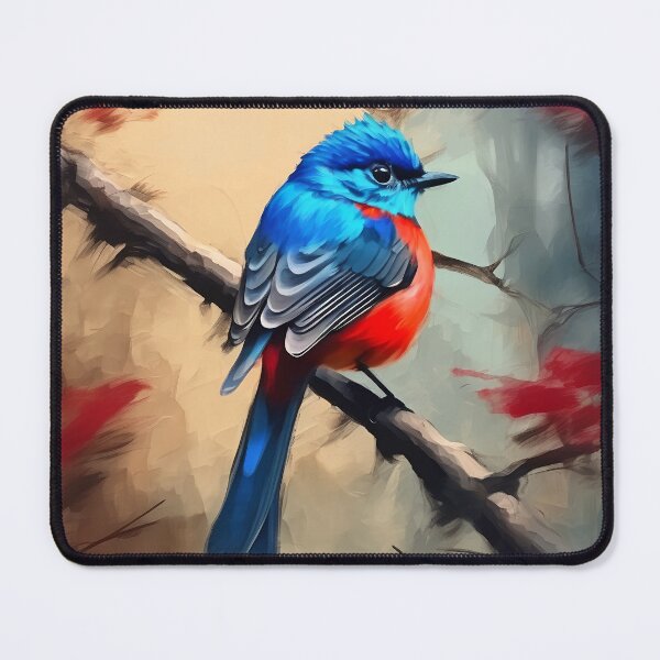 Item preview, Red Flanked Blue Tail designed and sold by Island Art Studios.