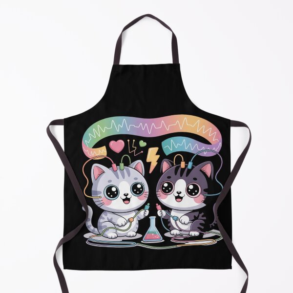Item preview, Electrophysiology kawaii cat and medical art designed and sold by DamioPolArt.