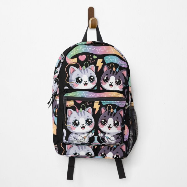 Item preview, Electrophysiology kawaii cat and medical art designed and sold by DamioPolArt.