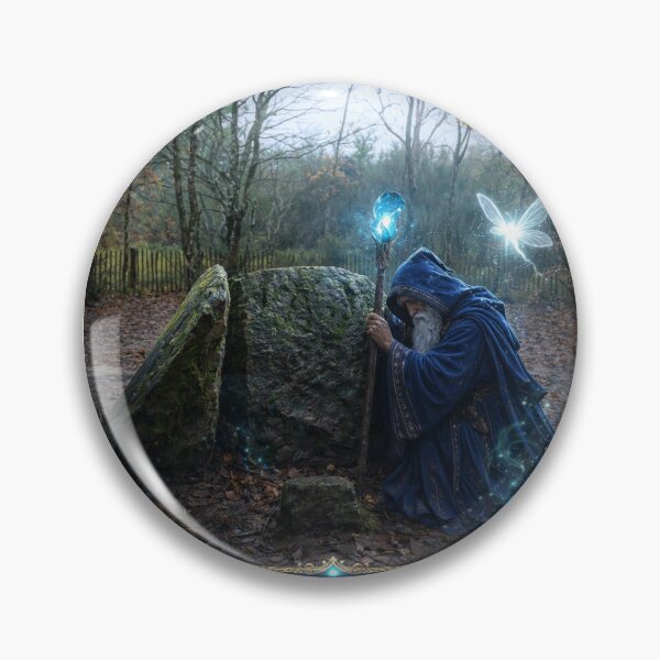 Item preview, Merlin the Enchanter – Arthurian Legend – Brocéliande designed and sold by CL.PHOTOGRAPHIE.