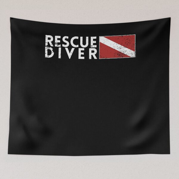 Item preview, Rescue Diver Flag Search Rescue Diver Shirt Scuba Shirt designed and sold by shoppzee.