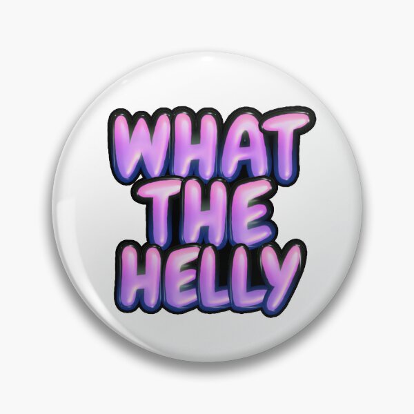 Item preview, What the Helly Bubble Style Text designed and sold by Vinji-art.