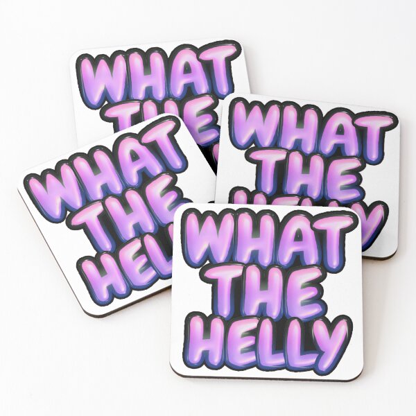 Item preview, What the Helly Bubble Style Text designed and sold by Vinji-art.