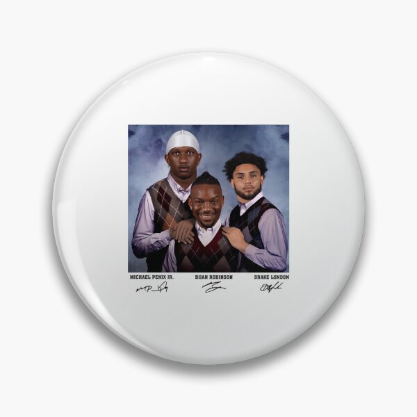 Item preview,  Bijan Robinson Michael Penix Jr Drake London Football designed and sold by YamilBramon.