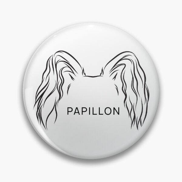 Item preview, Papillon Ears – Minimal Line Art Dog Design designed and sold by Noyalita.