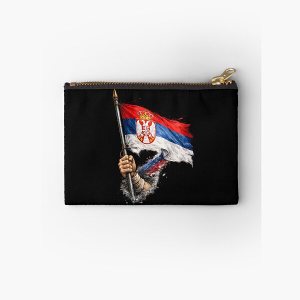 Item preview, Serbia Flag with Coat of Arms – Strength, Pride and Identity  designed and sold by ADVA.N.