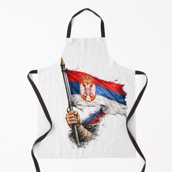 Item preview, Serbia Flag with Coat of Arms – Strength, Pride and Identity designed and sold by ADVA.N.