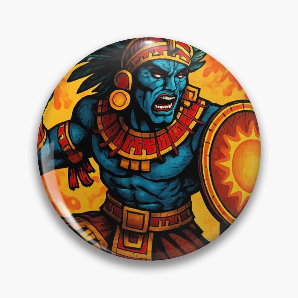 Item preview, Huitzilopochtli, Aztec god of the sun and war | Comics stylCartoone -  designed and sold by ComicsFactory.