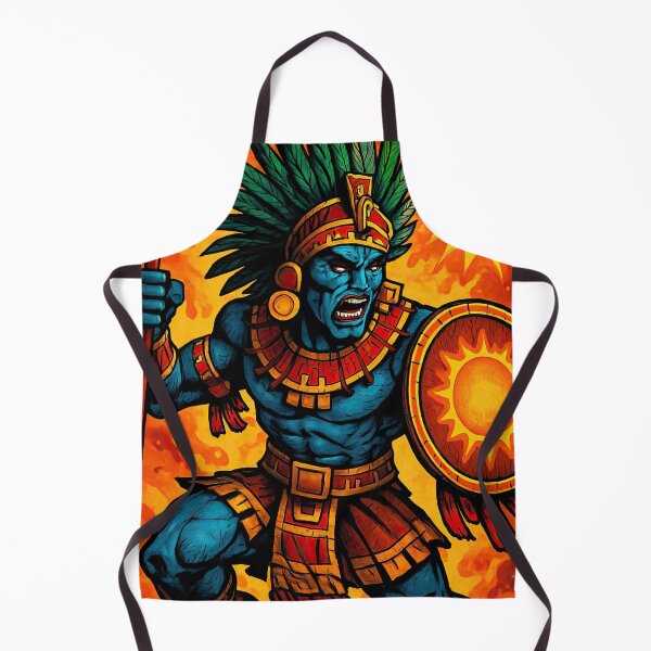 Item preview, Huitzilopochtli, Aztec god of the sun and war | Comics stylCartoone - designed and sold by ComicsFactory.