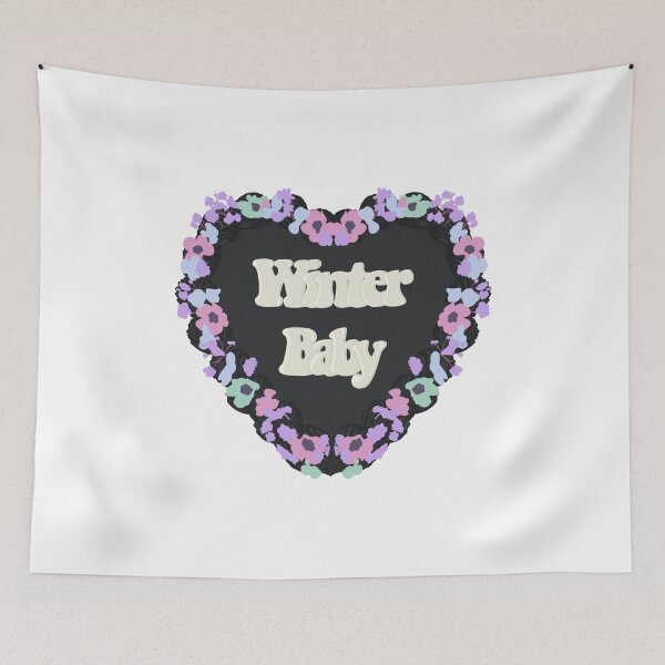 Item preview, Winter Baby Season Love Heart Birthday Cake designed and sold by FreeOrca.